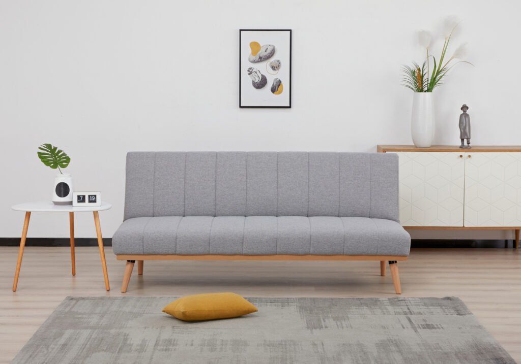 Brosa Siesta Light Grey 3 Seater Sofa Bed