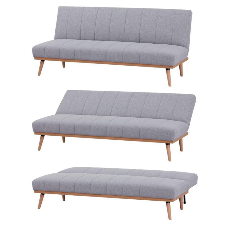 Brosa Siesta Light Grey 3 Seater Sofa Bed