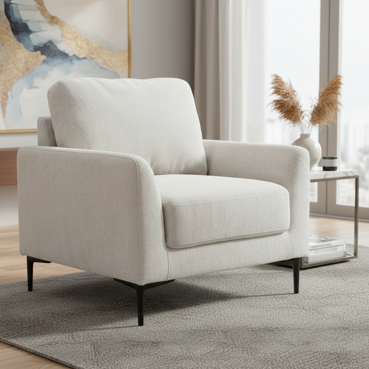 Bryn Upholstered Armchair - Beige