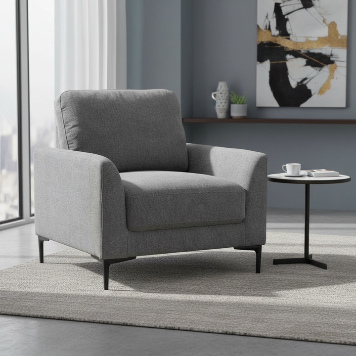Bryn Upholstered Armchair - Grey