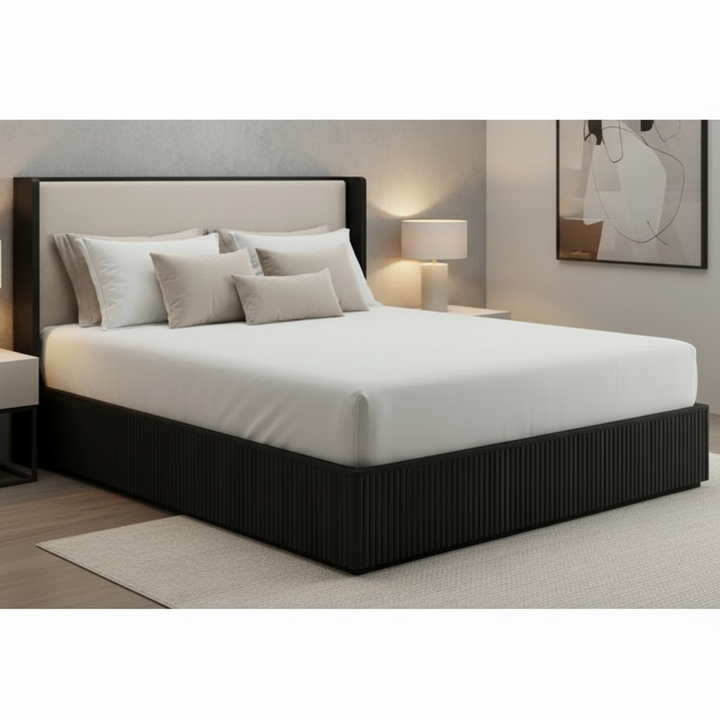 Bunbury Designer Black Bed - King