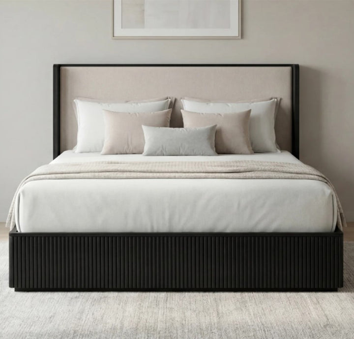 Bunbury Designer Black Bed - King