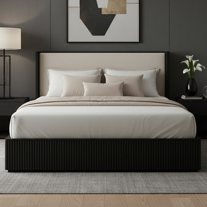 Bunbury Designer Black Bed - King