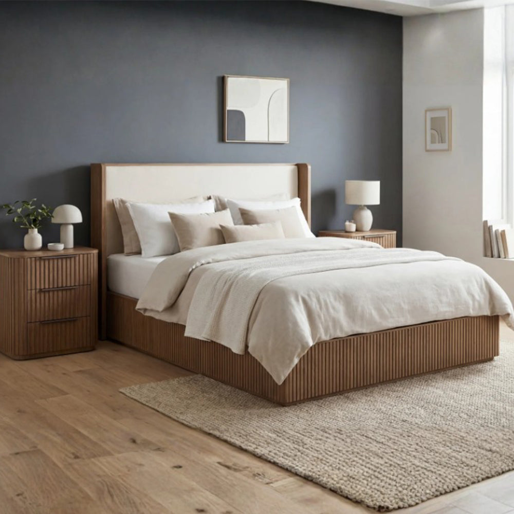 Bunbury Designer Oak Bed - King