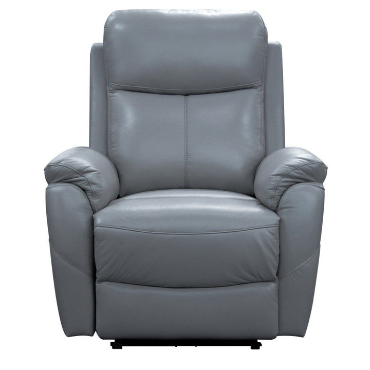 Oakdale Electric Leather Recliner Sofa Set - Gunmetal
