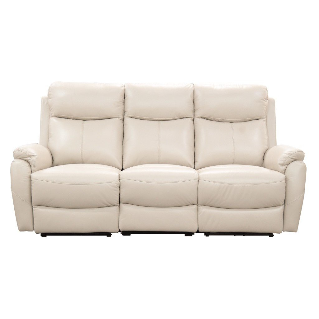 Oakdale Electric Leather Recliner Sofa Set - Silver