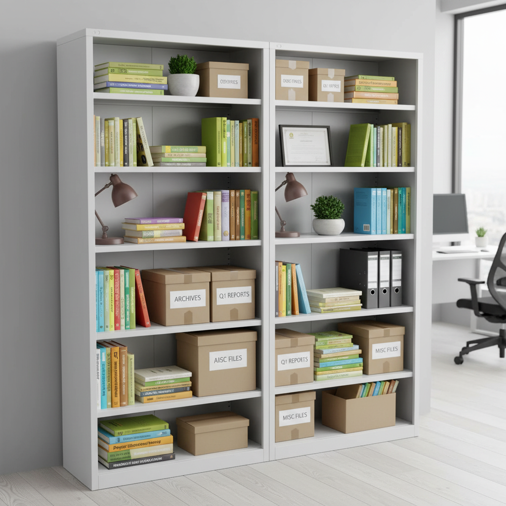 CV Open Steel Shelving Unit
