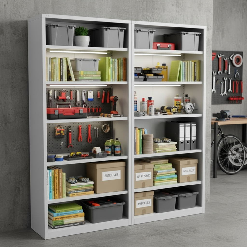 CV Open Steel Shelving Unit