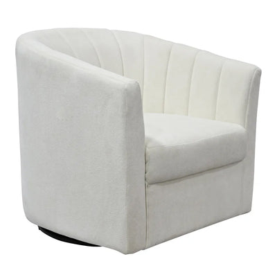 Cadman Swivel Armchair - Ivory