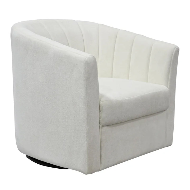 Cadman Swivel Armchair - Ivory