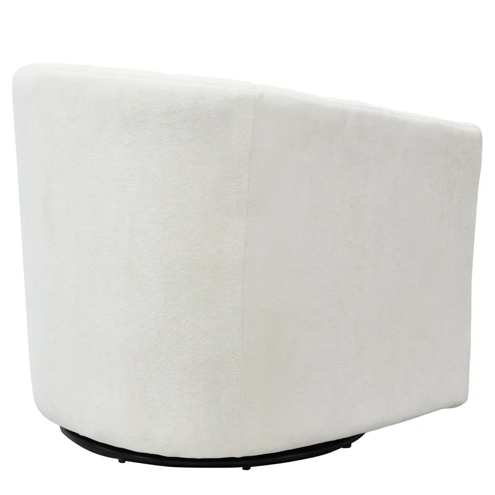 Cadman Swivel Armchair - Ivory