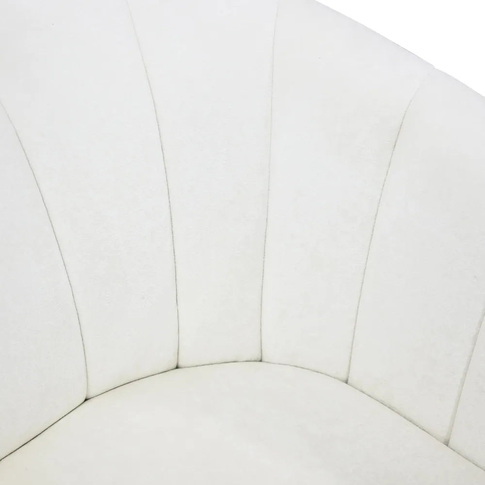 Cadman Swivel Armchair - Ivory