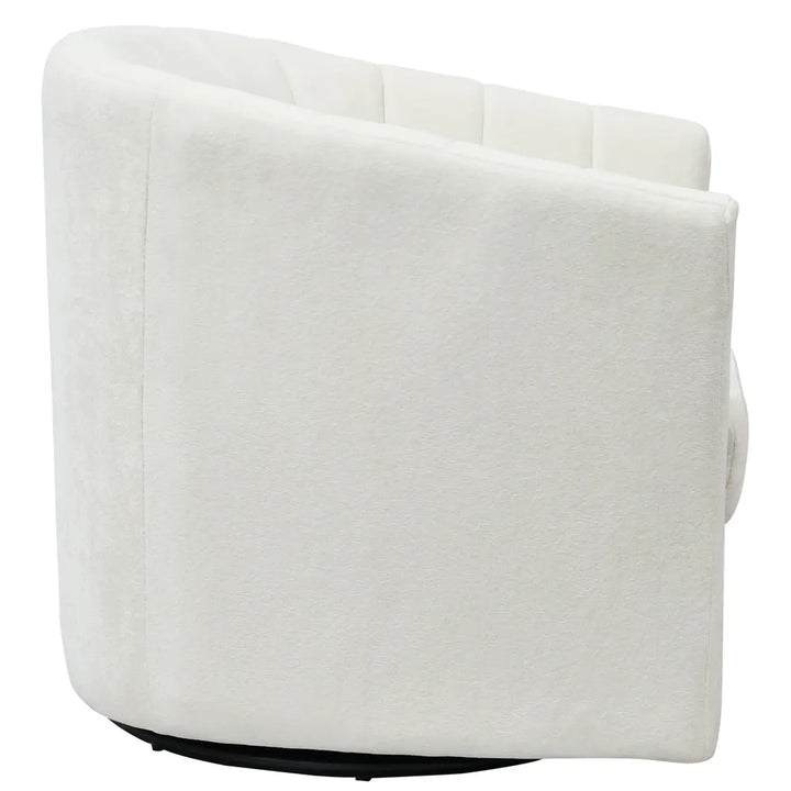 Cadman Swivel Armchair - Ivory