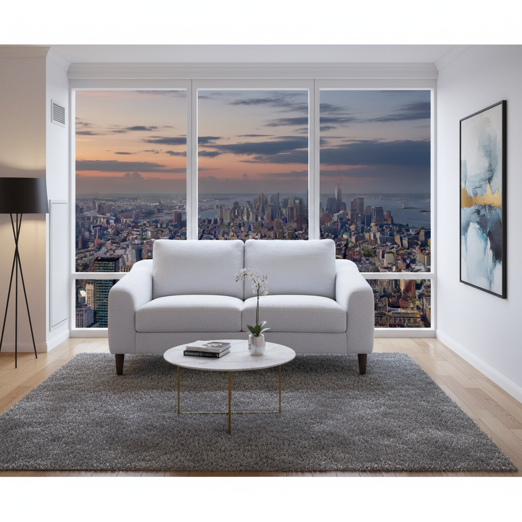 California 2 Seater Fabric Sofa