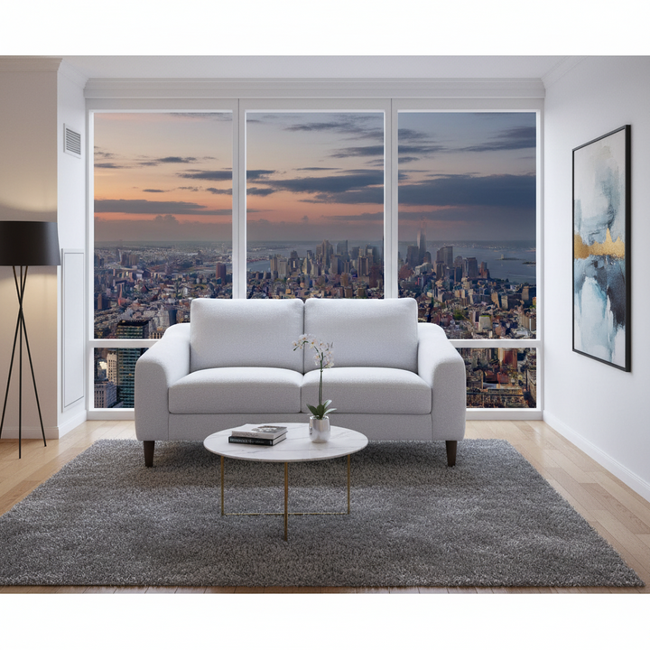 California 2 Seater Fabric Sofa