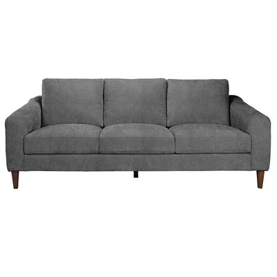 California 3 Seater Fabric Sofa - Slate