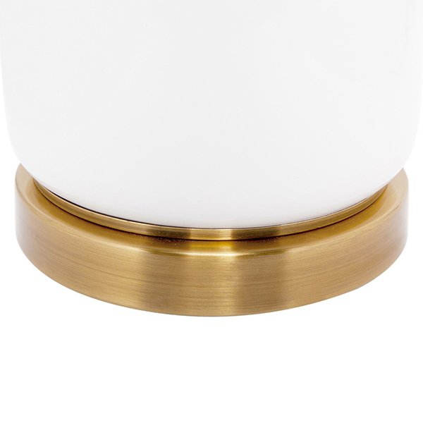 Camille Table Lamp - White