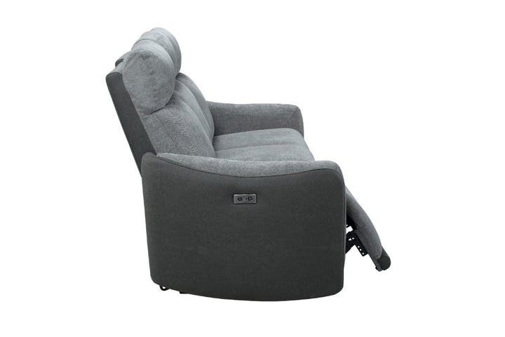 Canberra 3 Seater Fabric Recliner Sofa