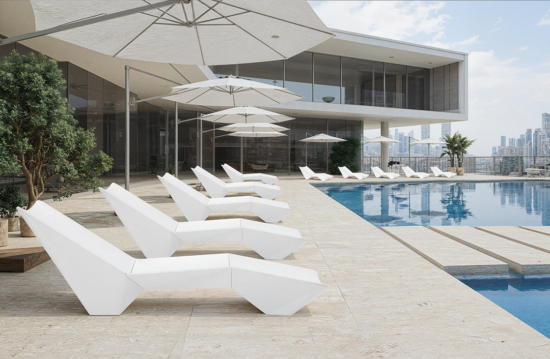 Cancún Premium Sun Lounger - White
