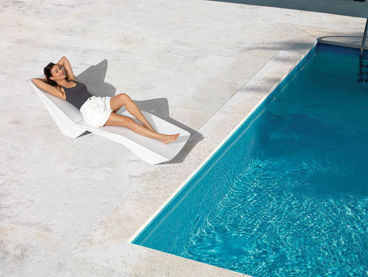Cancún Premium Sun Lounger - White