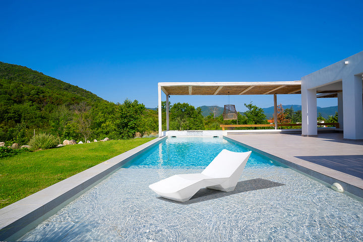 Cancún Premium Sun Lounger - White