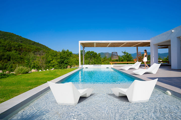 Cancún Premium Sun Lounger - White