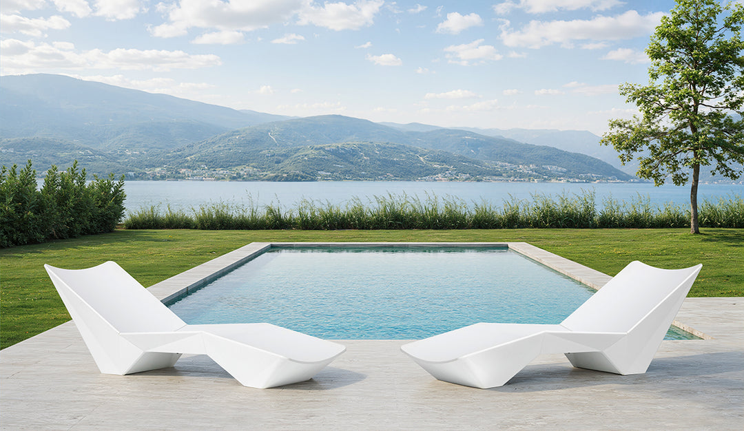 Cancún Premium Sun Lounger - White