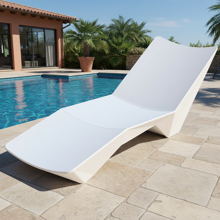 Cancún Premium Sun Lounger - White