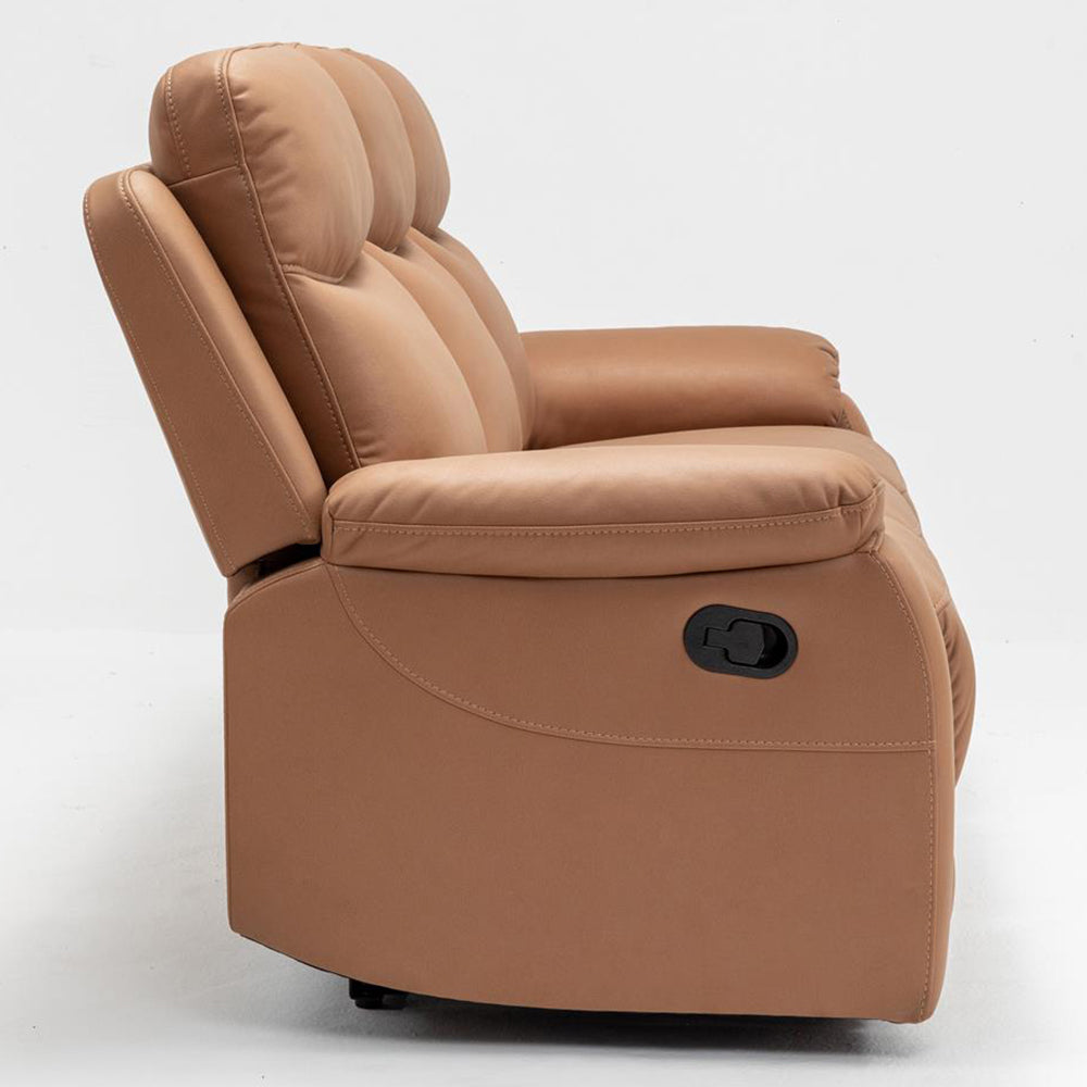 Capital 3-Piece Fabric Recliner Lounge Suite  - Tan