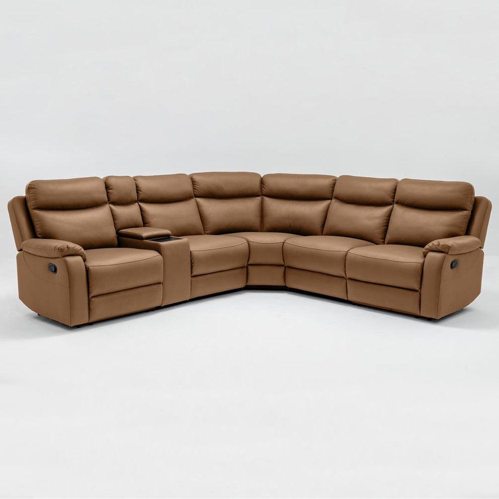 Capital Fabric Modular Corner Recliner Sofa  - Tan