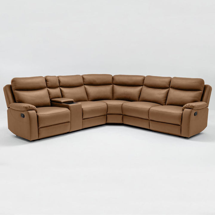 Capital Fabric Modular Corner Recliner Sofa  - Tan