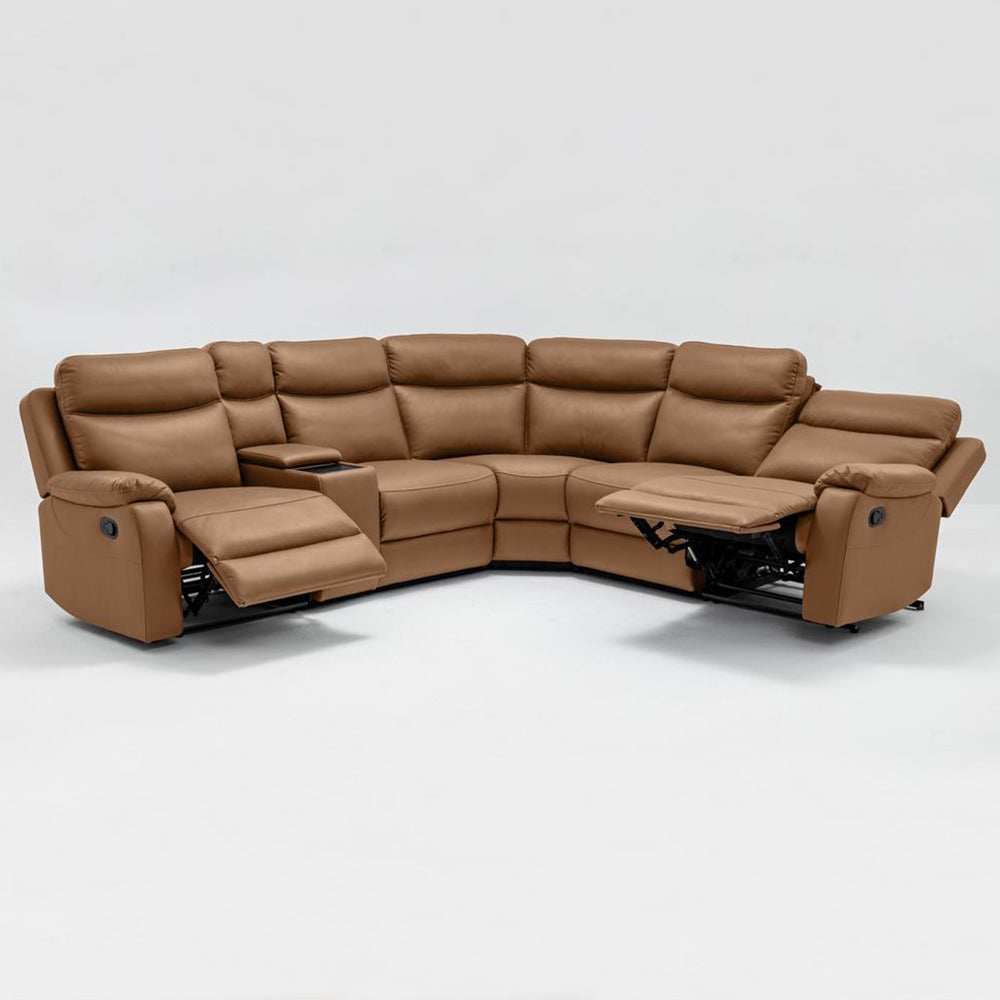 Capital Fabric Modular Corner Recliner Sofa  - Tan
