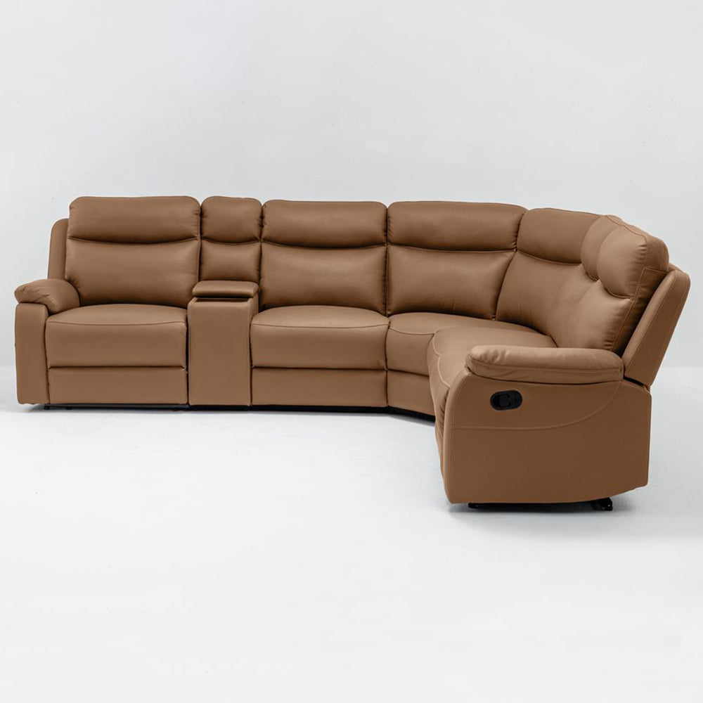 Capital Fabric Modular Corner Recliner Sofa  - Tan