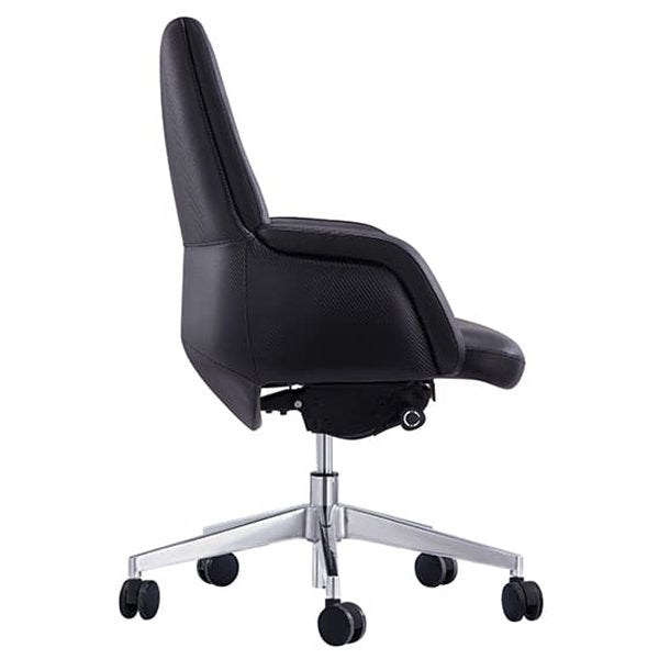 Captain Low Back Leather Executive Office Chair