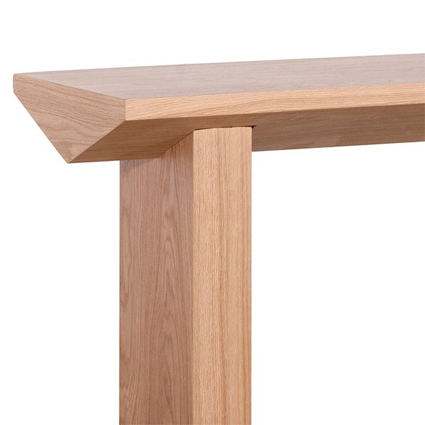 Carly 1.4m Oak Console Table - Natural