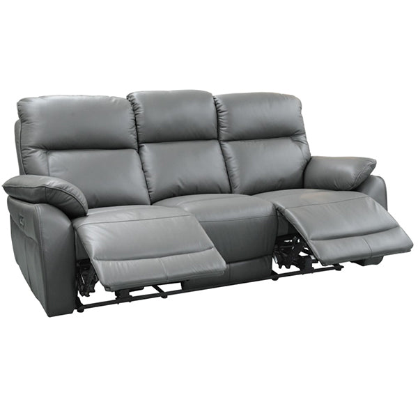 Carrick Electric Recliner 3 Seater Sofa - Graphite