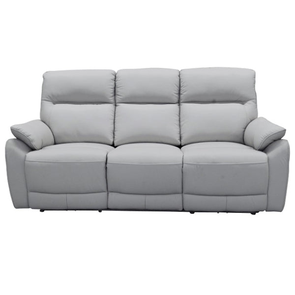 Carrick Electric Recliner 3 Seater Sofa - Silver