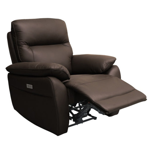 Carrick Electric Recliner Armchair - Chocolate