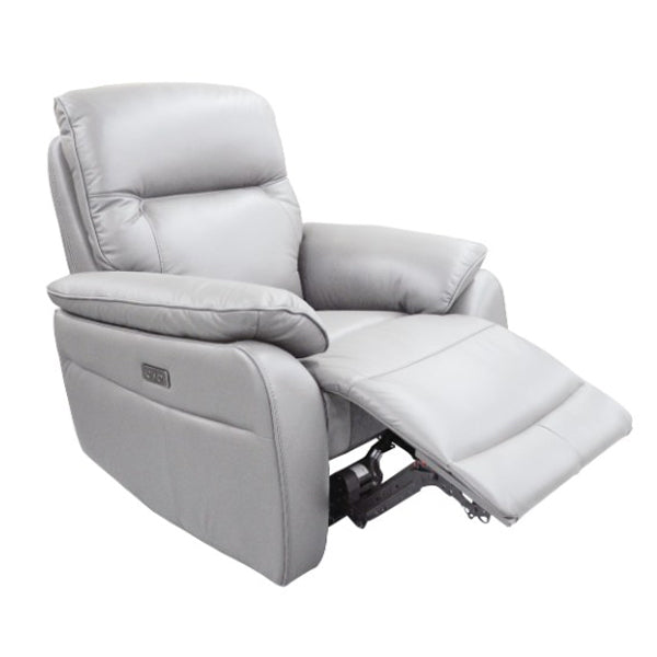 Carrick Electric Recliner Armchair - Silver