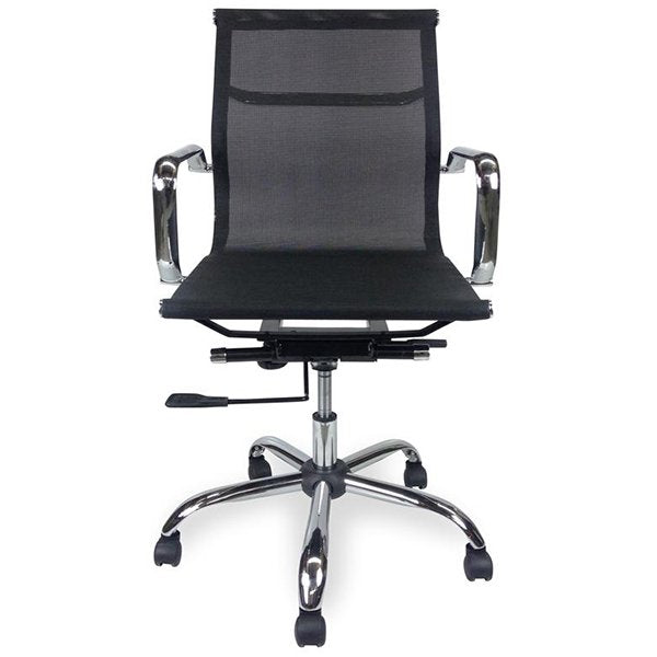 Carter Low Back Office Chair - Black Mesh