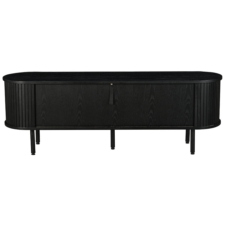 Castellow 1.6m TV Entertainment Unit - Full Black