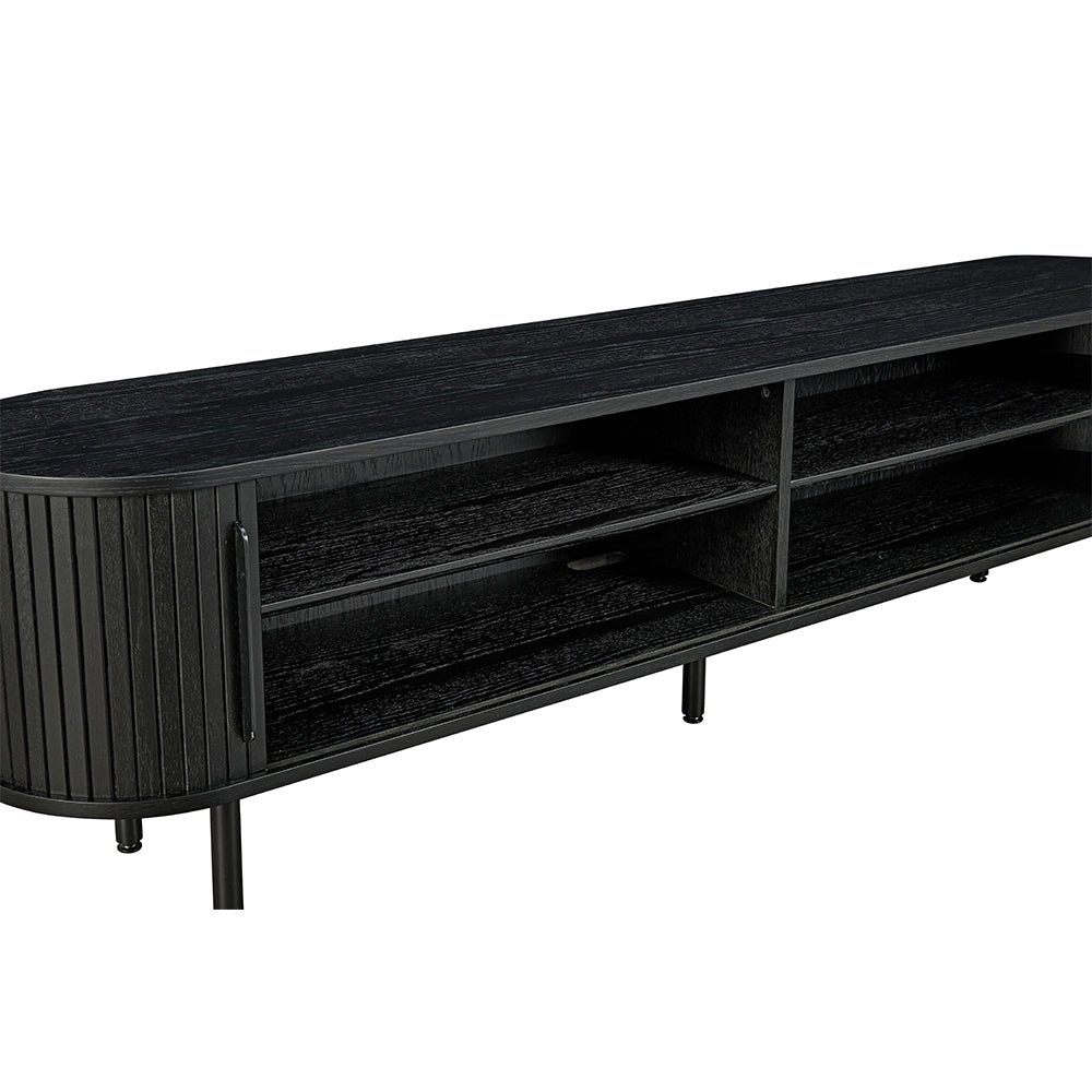 Castellow 2m TV Entertainment Unit - Full Black