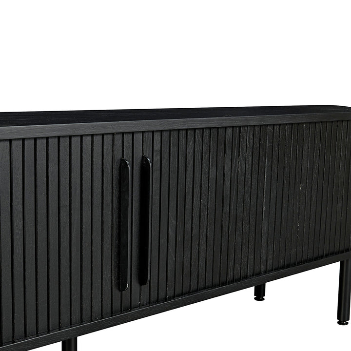 Castellow 2m TV Entertainment Unit - Full Black