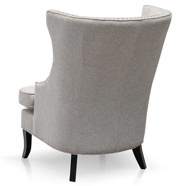Cecilia Wingback Armchair - Sterling Sand