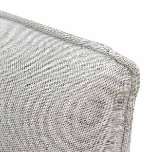 Celeste Fabric Queen Bed - Pearl Grey