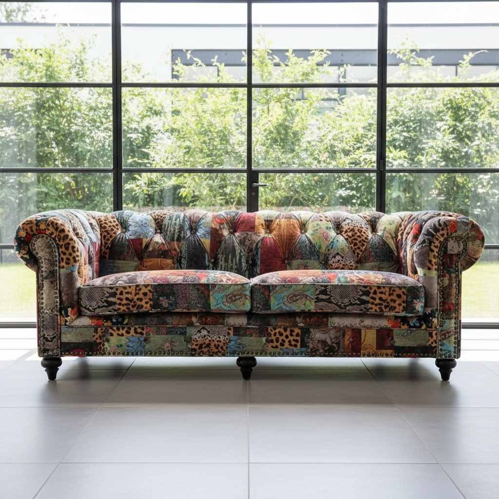 Celia 3 Seater Chesterfield Sofa