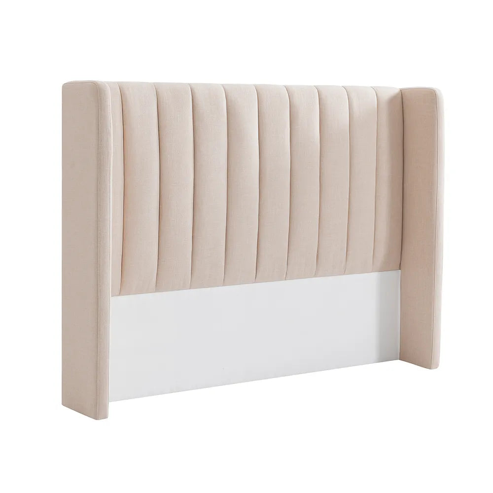 Central Park Queen Bedhead - Fawn Linen
