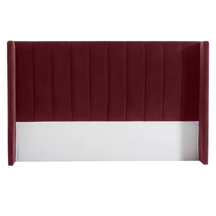 Central Park Queen Bedhead - Wine Velvet