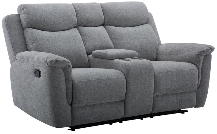 Cessnock Fabric 2 Seater Recliner with Console