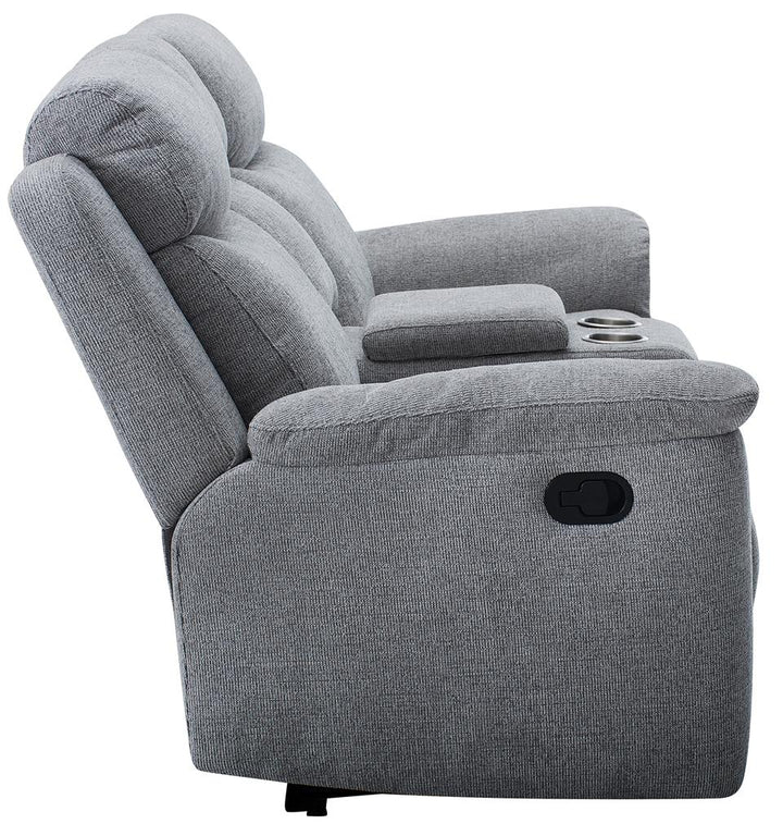 Cessnock Fabric 2 Seater Recliner with Console